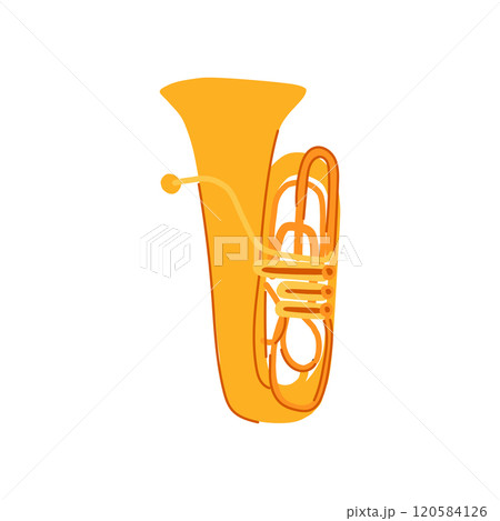 music tuba cartoon vector illustration 120584126