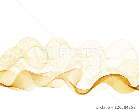 Abstract vector wave. background for presentation. advertising banner. Gold color. Eps 10 Abstract vector wave. background for presentation. advertising banner. Gold color. Eps 10 120584258