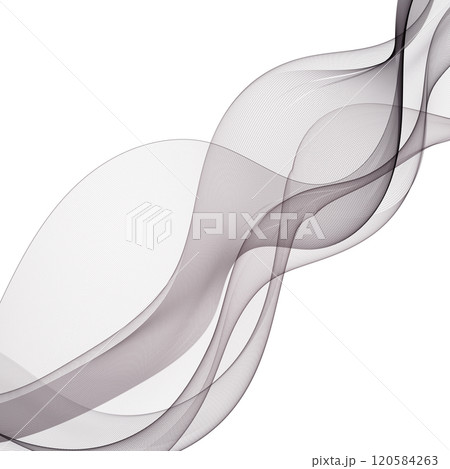 Smoky translucent wave. Gray Curved Lines. Eps 10 Smoky translucent wave. Gray Curved Lines. Eps 10 120584263