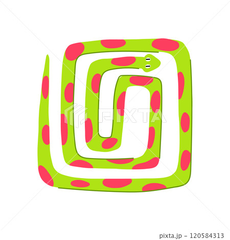 viper snake oriental cartoon vector illustration viper snake oriental cartoon vector illustration 120584313