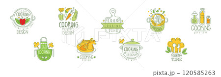Cooking Logo and Culinary Label Original Design Vector Set Cooking Logo and Culinary Label Original Design Vector Set 120585263