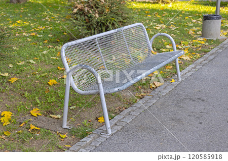 Mesh Wire Bench Park 120585918