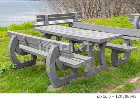 Concrete Picnic Set Concrete Picnic Set 120586048