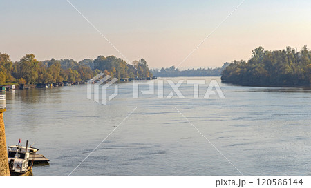 River Sava Slavonski Brod 120586144
