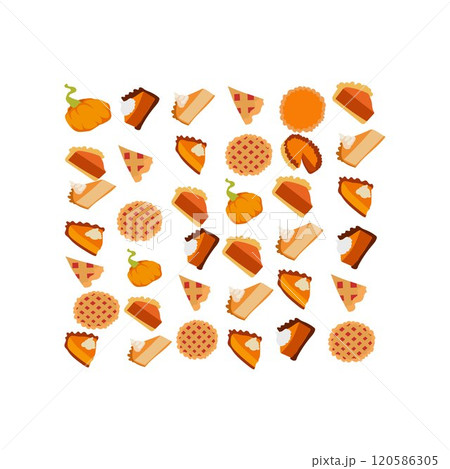 pumpkin pie pattern  120586305