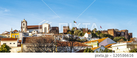 Silves Castle in the South of Portugal in the Algarve region Silves Castle in the South of Portugal in the Algarve region 120586616