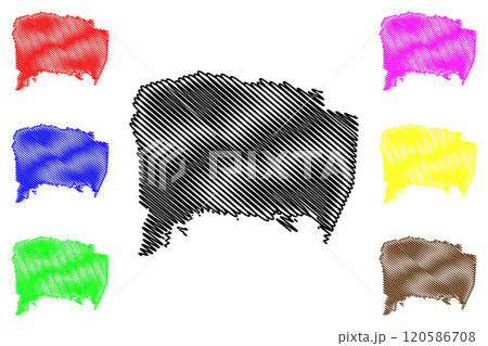 Lajas municipality (Commonwealth of Puerto Rico, Porto Rico, PR, Unincorporated territories of the United States) map vector illustration, scribble sketch Lajas map Lajas municipality (Commonwealth of Puerto Rico, Porto Rico, PR, Unincorporated territories of the United States) map vector illustration, scribble sketch Lajas map 120586708