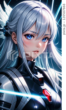 ロボットスーツの美少女 120587668