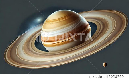 土星　惑星 120587694
