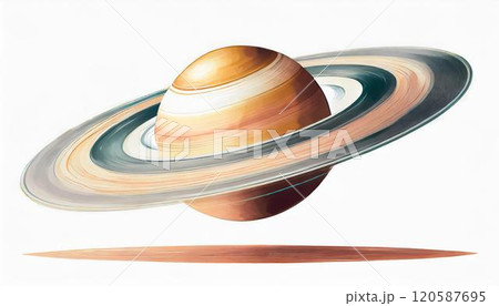 土星　惑星 120587695