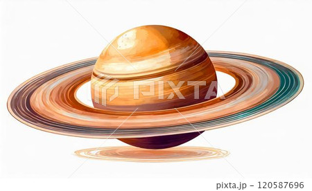 土星　惑星 120587696