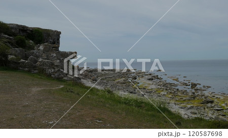 Hoburgen nature reserve, on southern Gotland, Sweden. Hoburgen nature reserve, on southern Gotland, Sweden. 120587698