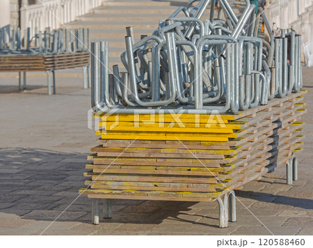 Venice Floods Platforms Stack 120588460
