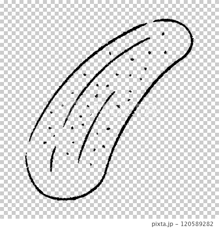 手繪西葫蘆插畫2_黑白 手繪西葫蘆插畫2_黑白 120589282