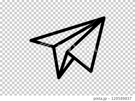 紙飛機圖標 紙飛機圖標 120589837