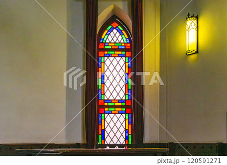 京都、同志社大学礼拝堂 120591271