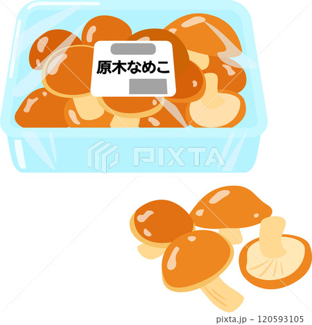 パック入りの原木なめこ 120593105