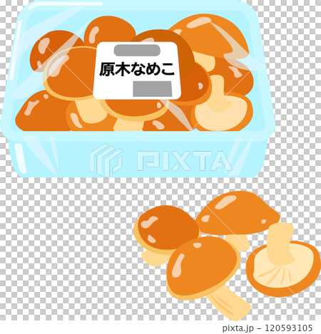 パック入りの原木なめこ 120593105
