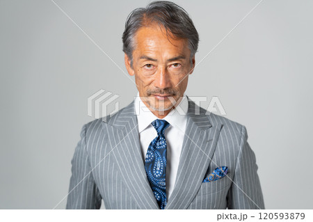 ビジネス　シニア男性　クール 120593879