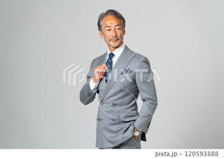 ビジネス　シニア男性　クール 120593888