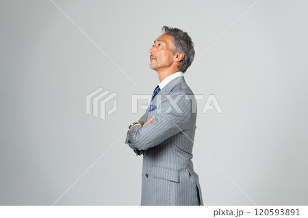 ビジネス　シニア男性　クール 120593891