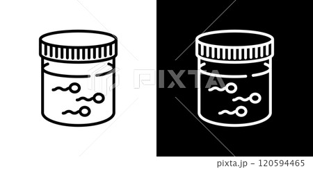 不妊治療のシンプルなラインアイコン 不妊治療のシンプルなラインアイコン 120594465