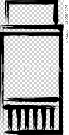 筆書きビジネス単品アイコン スティックのり 筆書きビジネス単品アイコン スティックのり 120594574