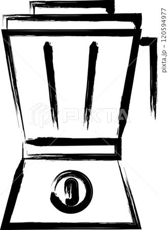 筆書き家電イラスト　ミキサー 120594977