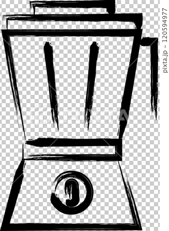 筆書き家電イラスト　ミキサー 120594977
