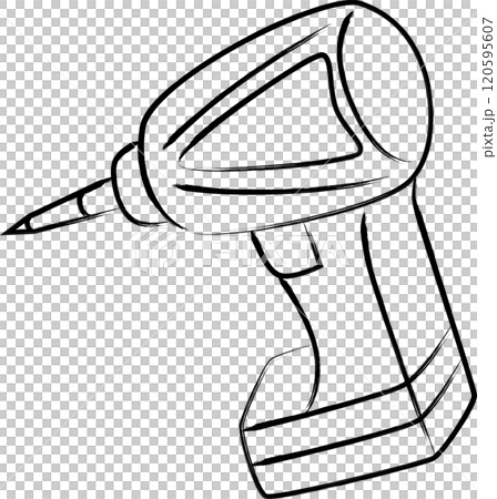 毛筆書寫工具插畫電鑽 毛筆書寫工具插畫電鑽 120595607