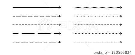 Black straight arrows set. Long thin arrow collection. Doodle sketched pointers and direction lines. Outline stripe design elements bundle for flyer, poster, brochure, booklet, banner. Vector Black straight arrows set. Long thin arrow collection. Doodle sketched pointers and direction lines. Outline stripe design elements bundle for flyer, poster, brochure, booklet, banner. Vector 120595824