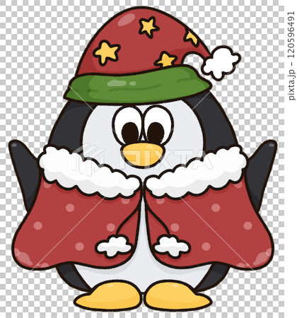 Cute cartoon penguin Christmas clip art PNG, Christmas illustration Cute cartoon penguin Christmas clip art PNG, Christmas illustration 120596491