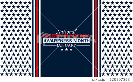 National Poverty in America Awareness Month January, Modern background National Poverty in America Awareness Month January, Modern background 120597598