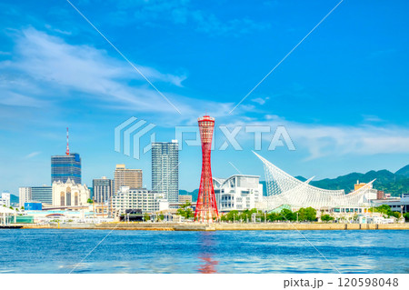初夏の神戸ポートタワー 初夏の神戸ポートタワー 120598048