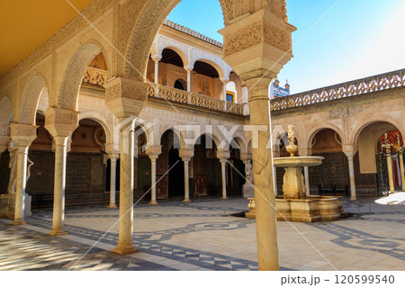 Casa de Pilatos (Pilate's House) in Seville, Andalusia, Spain 120599540