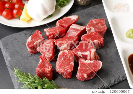 牛肉ヘレ　サイコロステーキ	 120600067