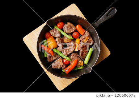 牛肉ヘレ サイコロステーキ	 牛肉ヘレ サイコロステーキ	 120600075