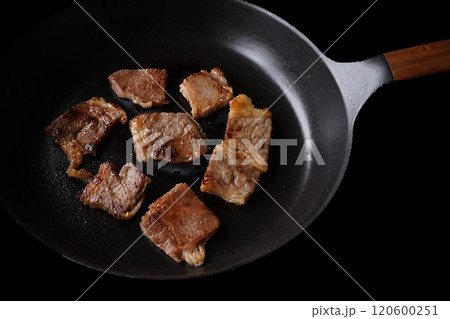 黒毛和牛カルビ　切落し　焼肉　国産牛　フライパン	 120600251