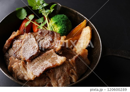 黒毛和牛カルビ　焼肉　切落し　国産牛　野菜 120600289