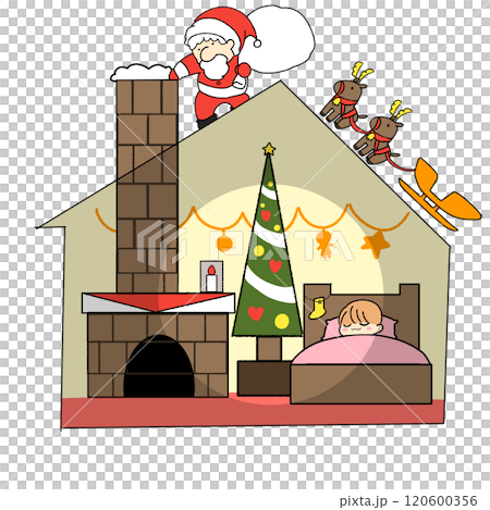 聖誕老公公來過聖誕節 120600356