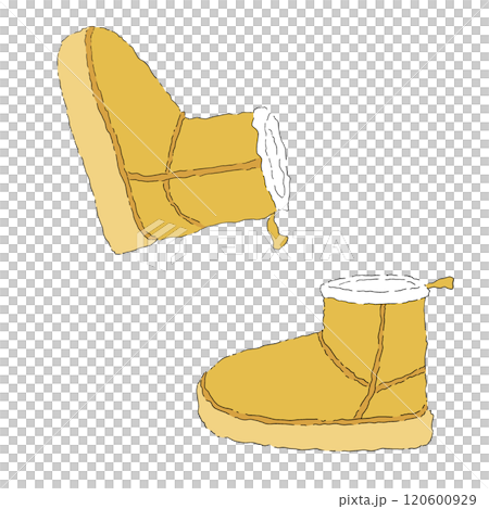 Boots Mouton boots illustration Boots Mouton boots illustration 120600929