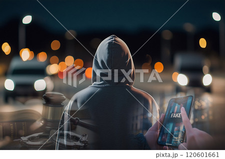 闇バイト、サイバー犯罪のイメージ 闇バイト、サイバー犯罪のイメージ 120601661