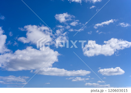 青空と白い雲 青空と白い雲 120603015