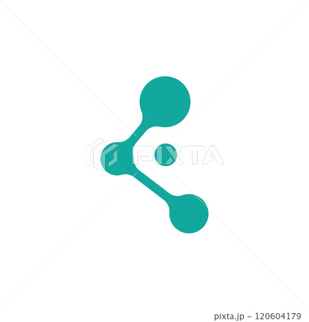 Molecule logo illustration Molecule logo illustration 120604179