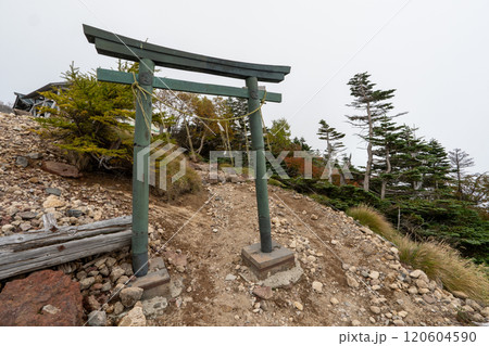 二荒山神社 中宮祠と男体山 120604590