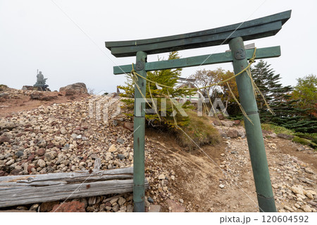 二荒山神社 中宮祠と男体山 120604592