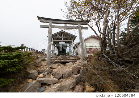二荒山神社 中宮祠と男体山 120604594