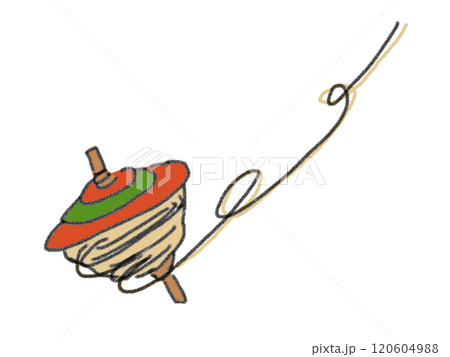 鉛筆画風のコマのイラスト 鉛筆画風のコマのイラスト 120604988