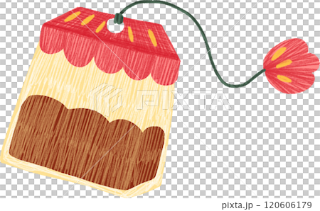Cute Tea Bag, hand-drawn digital painting illustration Cute Tea Bag, hand-drawn digital painting illustration 120606179