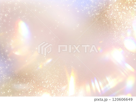 キラキラした金色のスペクトル背景 キラキラした金色のスペクトル背景 120606649